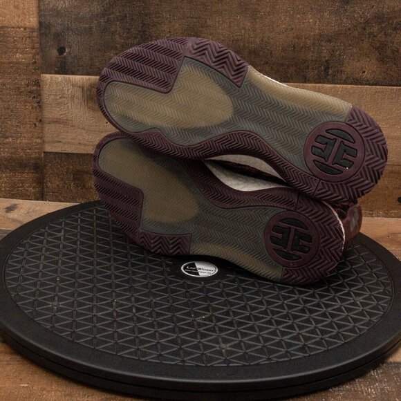 ADIDAS JAMES HARDEN VOL. 3 PLAYOFF MARO MENS ATHLETIC SHOES BASKETBALL SIZE 7 - Picture 4 of 9